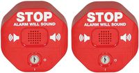 Safety Technology International, Inc. STI-6400 Exit Stopper Multifunction Door Alarm, Helps Prevent Unauthorized Exits or Entries Through Emergency Doors (Тwo Рack)