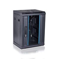 KENUCO SOHO Mini 10'' Rack with Fan for 10'' Patch Panels, Shelves, SOHO Active Components | NOT for 19'' Rack | 9U