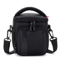 MCHENG Shock Resistant Compact Camera Case for Canon EOS Rebel SL1 M3 M5 M6 M10 PowerShot SX530 HS / Nikon 1 J1 COOLPIX A10 B500 P90 / SONY A5000 A6000 Cyber-Shot DSC-W830 / OLYMPUS Tough TG-5, Black