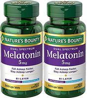 NB Dual Spectrum Melatonin 5 mg Bi-Layer 60ct ~ 2 Bottles Dietary Supplement
