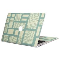 igsticker Ultra Thin Premium Protective Body Stickers Skins Universal Decal Cover for MacBook Pro 15 inch Model A1398 with Retina Display (2015 - end 2012 Release) 000226 Tile　Green　Design