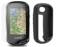 Garmin Oregon 750 Hiking Armor GPS Bundle | with PlayBetter Silicone Case (Black) & Screen Protectors (x3) | Carabiner Clip & USB Cable | GPS/GLONASS Handheld | Built-in Wi-Fi, Camera, Geocaching