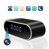 Hidden Spy Camera WiFi Camera XDMYWH HD 1080P Wireless Nanny Cam Desk Clock Video Recorder Motion Detection Real-time Monitoring for Home Office Security