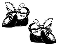 UR Impressions MBlk 2.6in. LF-RF Scat Pack Bee 2-Pack Decal Vinyl Sticker Graphics for Cars Trucks SUV Vans Walls Windows Laptop|Matte Black|2.6 Inch|URI637-MB