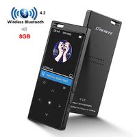 Portable MP3 Player with Bluetooth,8G Lossless Hi-Fi Sound MP3 Music Players with Touch Button/1.8TFT Screen, Built in Loud Speaker, FM Radio, Voice Recorder, Expandable up to 128 GB