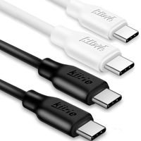 USB Type C Cable, Kiirie 3A Fast Charging USB A to USB C Cords 4 Pack (2 x 3.3ft, 2 x 1ft) for Samsung Galaxy S9/S9+/S8/S8+/Note 9/Note 8, LG V20/G5/G6, MacBook, Huawei P20ect (4Pack)