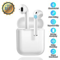 Wireless Earbuds Bluetooth 5.0 Headphones 2019 Latest Intelligent Noise Reduction (Support Fast Charging) Pop-ups Auto Pairing/iPhone/Apple/Samsung/Airpods and Airpod in-Ear Headphones