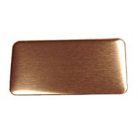 RMP Stamping Blanks, 1 Inch x 2 Inch Rectangle with Rounded Corners, 16 Oz. Copper 0.021 Inch (24 Ga.) - 10 Pack