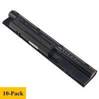 10-pack New Laptop Battery for HP Probook 440 450 445 470 455 G0 G1 708457-001 708458-001 Fp06 Fp09 H6l26aa,h6l27aa Hstnn-ib4j Hstnn-lb4k Hstnn-ub4j Hstnn-w92c Hstnn-w93c (10.8V 5200mAh Black)