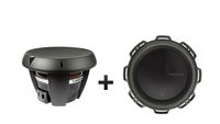 Two Rockford Fosgate T1D2-12 12" Power T1 2-Ohm DVC Subwoofers