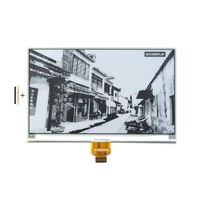 GooDisplay E-Paper Screen 4 Grayscale Eink Display Electronic Paper Display Panel 7.5 Inch Higher Resolution Black and Write 800x480 Resolution SPI Interface