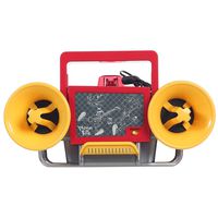 Disney PF500B Boombox CD Player w/ Text Display/ Aux Input With Cable Included/ Siren Light/ Phineas and Ferb- Light and Sound Effect