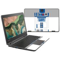 MightySkins Skin Compatible with Lenovo 300e Chromebook 11.6" (2018) - Cyber Bot | Protective, Durable, and Unique Vinyl Decal wrap Cover | Easy to Apply, Remove, and Change Styles | Made in The USA