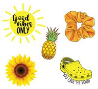 Pack of 5 Cute hydroflask Stickers for Teens, Trendy Sticker for Laptop Hydro Flasks Water Bottles Hydro Flask Stickers vsco Girls and Teens