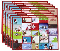 Peel and Stick Adhesive Christmas Holiday Gift Tag Labels - 250-Count