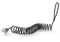 Maclocks CL15C 4-Foot Universal Laptop MacBook Keyed Coil Cable Lock Security Slot Compatible