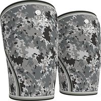 Nordic Lifting Knee Sleeves (1 Pair) Support & Compression for The Best Squats, 7mm Neoprene (Camo Grey, L)