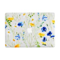 One Micron for MacBook Pro 13 Inch Case Soft Touch Plastic Hard Matte Case Floral Pattern Scratch Guard Cover for A1706/A1708 MacBook Pro 13" (2016/2017/2018), Rhododendron Floral