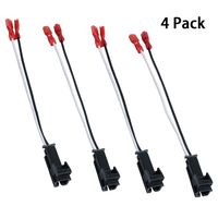 HSTECH 72-4568 2 Pairs (4 Pack) Speaker Harness for Selected General Motor Vehicles Total Adapters