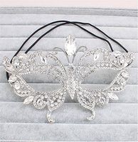 Mardi Gras Party Masquerade Mask,High-end Luxury Delicate Makeup Dance mask Half face Halloween Party mask Photo Photography Props Prom Masks