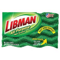 Libman 01076 Scrub Sponge Md Duty 3Pk