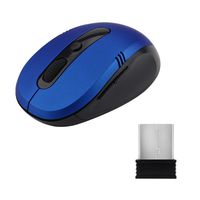 JonerytimeWireless Mouse Cordless Optical Scroll 2.4GHZ Mouse PC Computer (Blue)