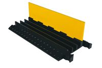 Checkers Industrial Safety Products YJ3-225-Y/B Jacket 3-Channel Lineal Cable Protector, Yellow with Black