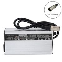 50.4V 4A Charger 12S 44.4V E-Bike Li-ion Battery Smart Charger Lipo/LiMn2O4/LiCoO2 Battery Charger Global Certification (50.4V4A XLR)