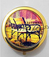 BlackKey Autumn Season 3-Compartment Decorative Pocket Gift Box Case Organizer for Pill, Color 2 -848