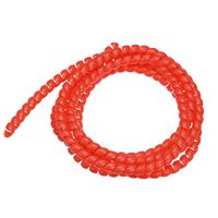 uxcell Flexible Spiral Tube Wrap Cable Management Sleeve 8mm X 12mm Computer Wire Manage Cord 2 Meters Length Red