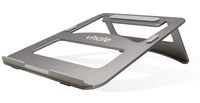 VHALE Lightweight Aluminum Foldable Portable Laptop Stand Desk Riser with Ventilated Cooling Platform for 10 to 15 Inch Laptop, Notebook and Tablet (Space Gray)