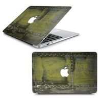 Skin Decal for MacBook Air 11" A1370 A1465 Laptop Vinyl Wrap/Green Rivets Metal Airplane Panel WW2