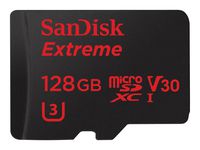 SanDisk Extreme microSDHC UHS-I 128GB Memory Card with Adapter