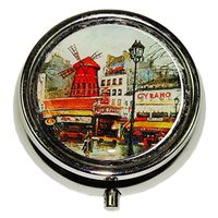 Souvenirs of France - Paris Moulin Rouge Pillbox