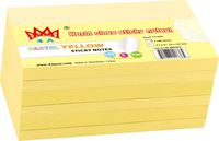 4A Sticky Notes,3 x 5 Inches,Canary Yellow,Self-Stick Notes,100 Sheets/Pad,6 Pads/Pack,4A 305x6-Y