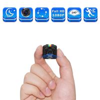Mini Spy Hidden Camera, Full HD 1080P Smallest Spy Body Camera with Night Vision and Motion Detection, Wireless Nanny Cop Cam for Home Security Monitoring, Action Cam with Loop Recording, No WiFi Need