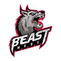 Beast Mode OriginalStickers0095 Set Of Two (2x) Stickers , Laptop , Ipad , Car , Truck , Size 4 inches on Longer Side