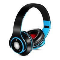 Docooler Gaming Headset BT 4.0 Stereo Sound Over Ear Headphones Wireless Hi-fi Music Headset Over-Ear TF Card FM Radio Foldable Wired Earphone Hands-Free w/Mic Green