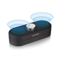 SAILNOVO Portable Bluetooth Speaker with Loud Stereo Sound Enhanced Bass for iPhone iPad Samsung Portable Wireless Speaker for Home Travel - Black