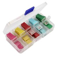 ZOOKOTO 20 pcs Automotive Combination LOW and TALL/STD Low Profile Jcase Fuse Assortment 20A 30A 40A 50A 60A Fit for Ford Chevy/GM Nissan and Toyota Pickup Trucks Cars and SUVs