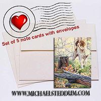 Michael Steddum The Detective German Shorthaired Pointer Note Card Set