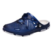 Nevera Men's Outdoor Casual Walking Flip Flops Casual Shoes Beach Slippers Sandals Blue