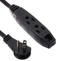 ProSource OR932610 Extension Cords, Flat, Low Profile, 10 Ft, Almond