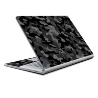 MightySkins Skin Compatible with Microsoft Surface Book 2 13" (2017) - Black Camo | Protective, Durable, and Unique Vinyl Decal wrap Cover | Easy to Apply, Remove, and Change Styles | Made in The USA