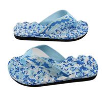 Hemlock Women Summer Beach Flip Flops Shoes Slipper Home Flip Flops (US:8.5, Blue)