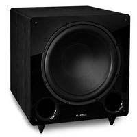 Fluance DB12 12-inch Low Frequency Ported Front Firing Powered Subwoofer for Home Theater & Music (Black)