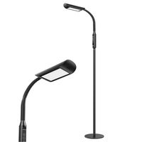 LISUCI LED Floor Lamp Flexible Gooseneck Touch Control Standing Lamp 5 Color Modes and 5 Brightness Levels for Living Room Bedroom Office Study Room