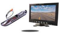 TadiBrothers 5 Inch Monitor with CCD Silver License Plate Backup Camera