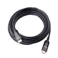 DTECH 10m Fiber Optic HDMI Cable with 4K 30Hz and 1080p 60Hz HD Video 3D ARC HDCP CEC High Speed Supported (32 Feet, Black)