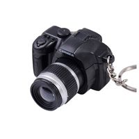 Emerayo Cute Mini Camera Keychain with LED Light and Sound Keyfob Kids Toy Gift (Blue, One)